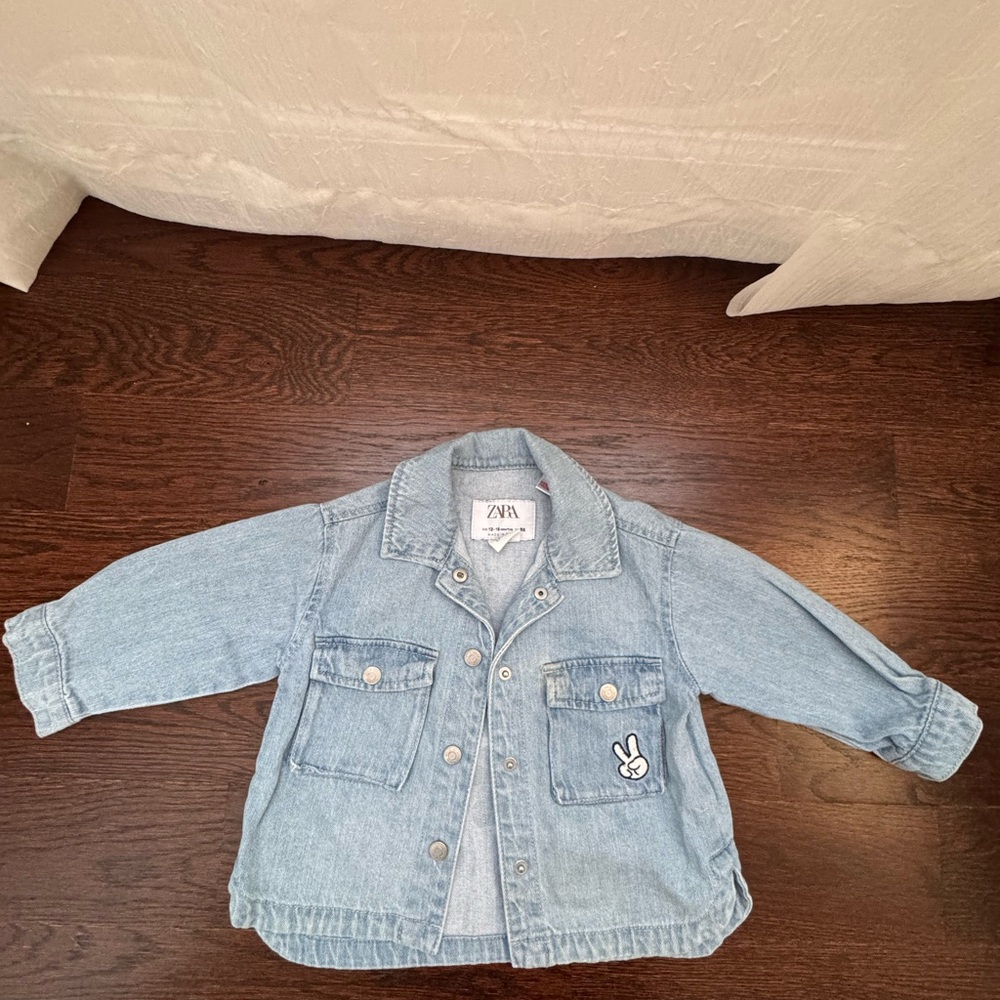 Zara Disney Baby Minnie Mouse Jean Jacket - SIZE 12-18 months